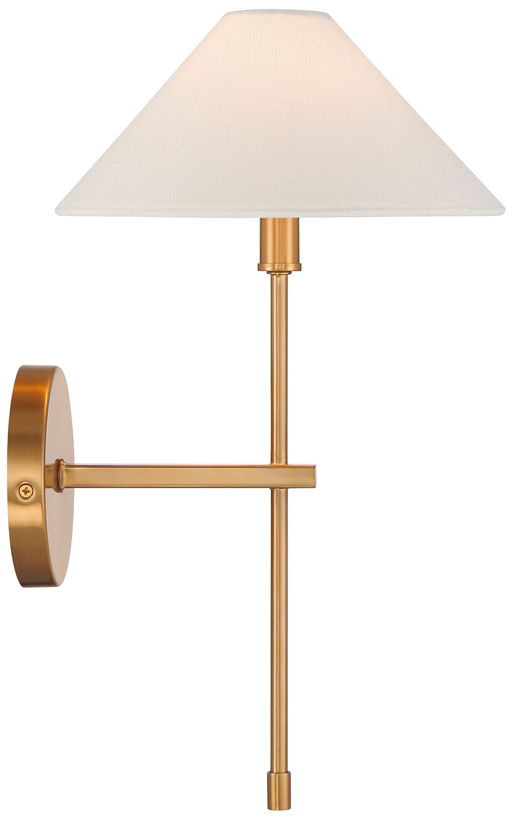 Image 5 Savoy House Avon 17 1/2" High Warm Brass Wall Sconce more views