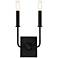 Savoy House Avondale 12"H Matte Black 2-Light Wall Sconce