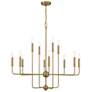 Thumbnail1 of Savoy House Avondale 34" Wide Warm Brass 12-Light Chandelier