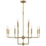 5_Savoy House Avondale 34" Wide Warm Brass 12-Light Chandelier more views
