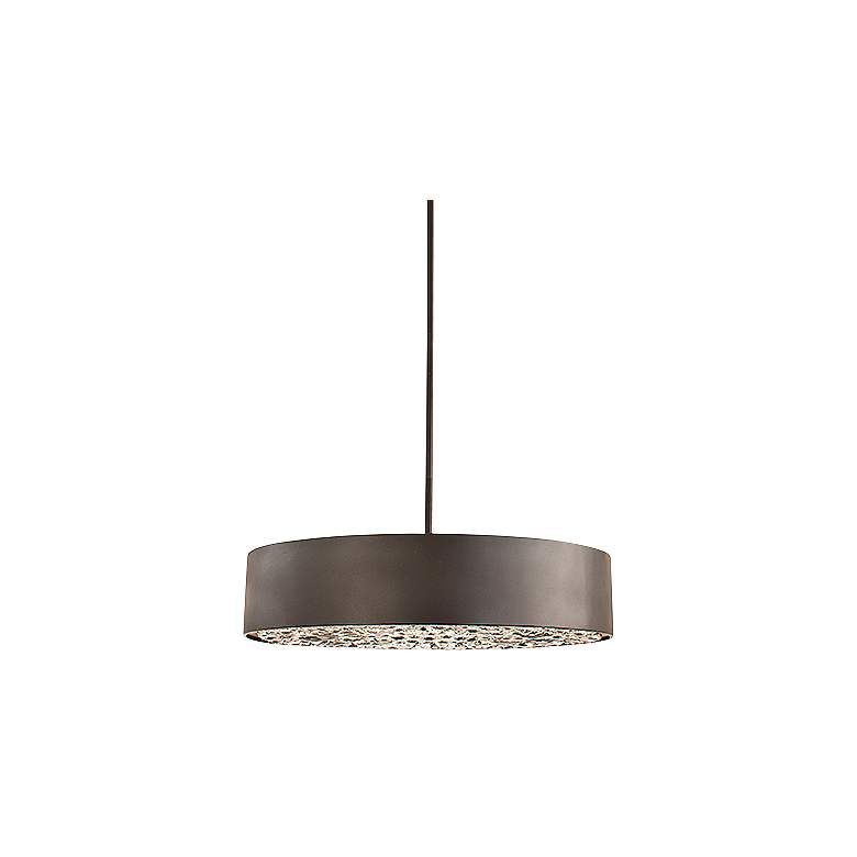 Image 1 Savoy House Azores 28" Wide Black Cashmere Pendant Light