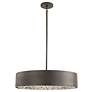 1_Savoy House Azores 28" Wide Black Cashmere Pendant Light