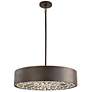 4_Savoy House Azores 28" Wide Black Cashmere Pendant Light more views