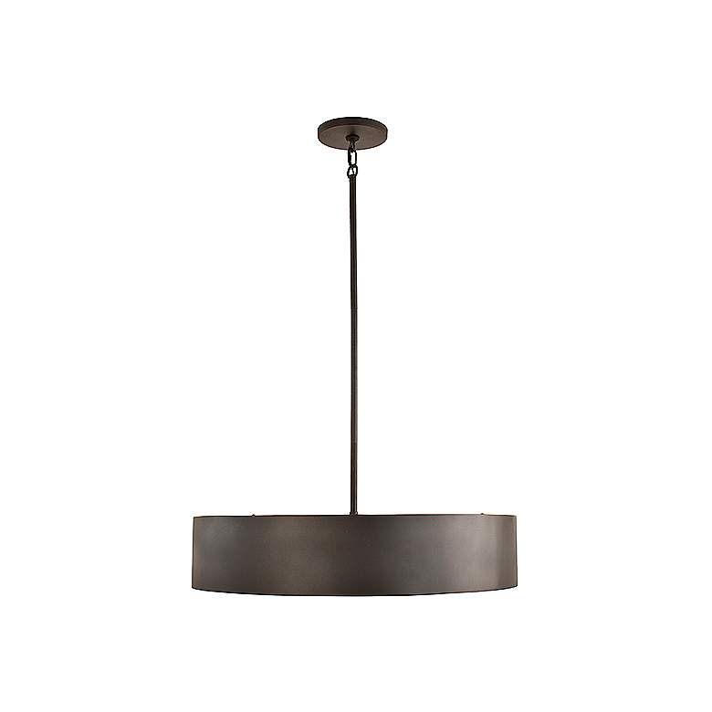 Image 5 Savoy House Azores 28" Wide Black Cashmere Pendant Light more views