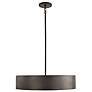 5_Savoy House Azores 28" Wide Black Cashmere Pendant Light more views