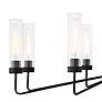 2_Savoy House Baker 44" Wide Matte Black 8-Light Chandelier more views