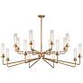 3_Savoy House Baker 61" Wide Warm Brass 16-Light Chandelier more views