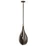 Thumbnail2 of Savoy House Bali 12" Wide Black Cashmere 5-Light Pendant more views