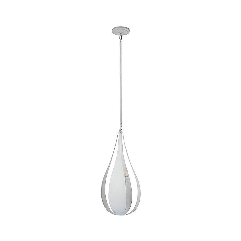Image 1 Savoy House Bali 12" Wide White Cashmere 5-Light Pendant