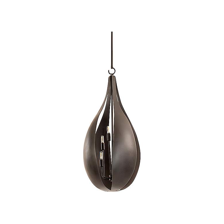 Image 1 Savoy House Bali 16" Wide Black Cashmere 6-Light Pendant