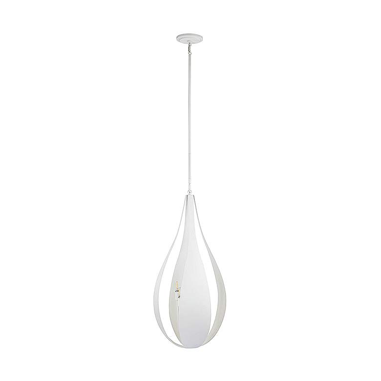 Image 2 Savoy House Bali 16" Wide White Cashmere 6-Light Pendant more views