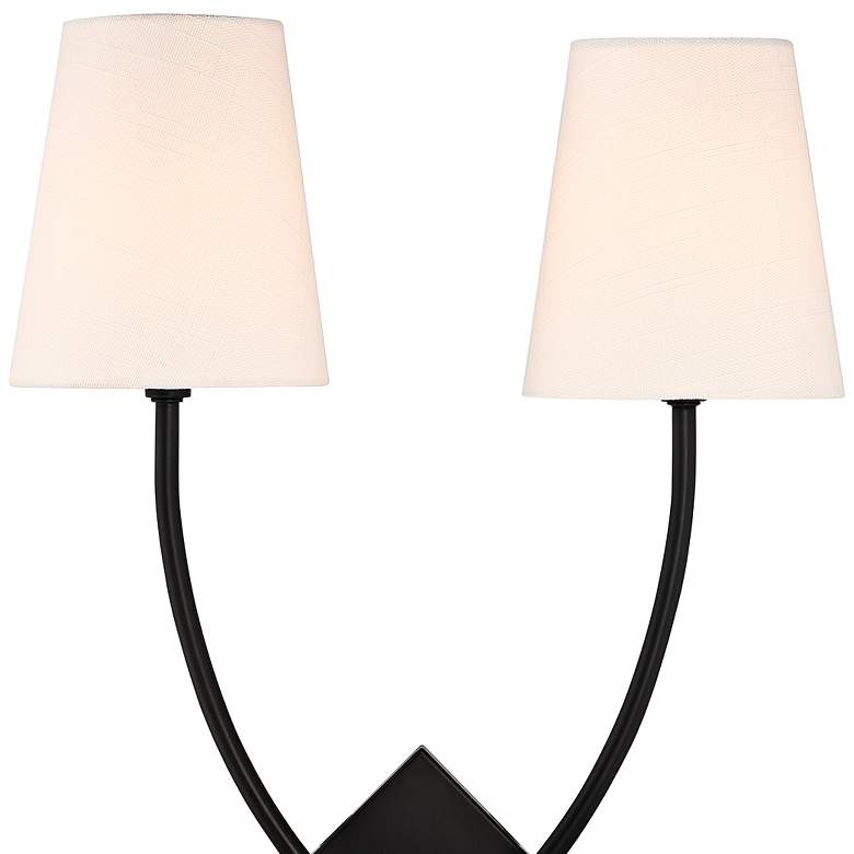 Image 2 Savoy House Barclay 23" High Matte Black 2-Light Wall Sconce more views
