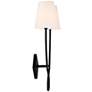 4_Savoy House Barclay 23" High Matte Black 2-Light Wall Sconce more views