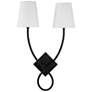6_Savoy House Barclay 23" High Matte Black 2-Light Wall Sconce more views