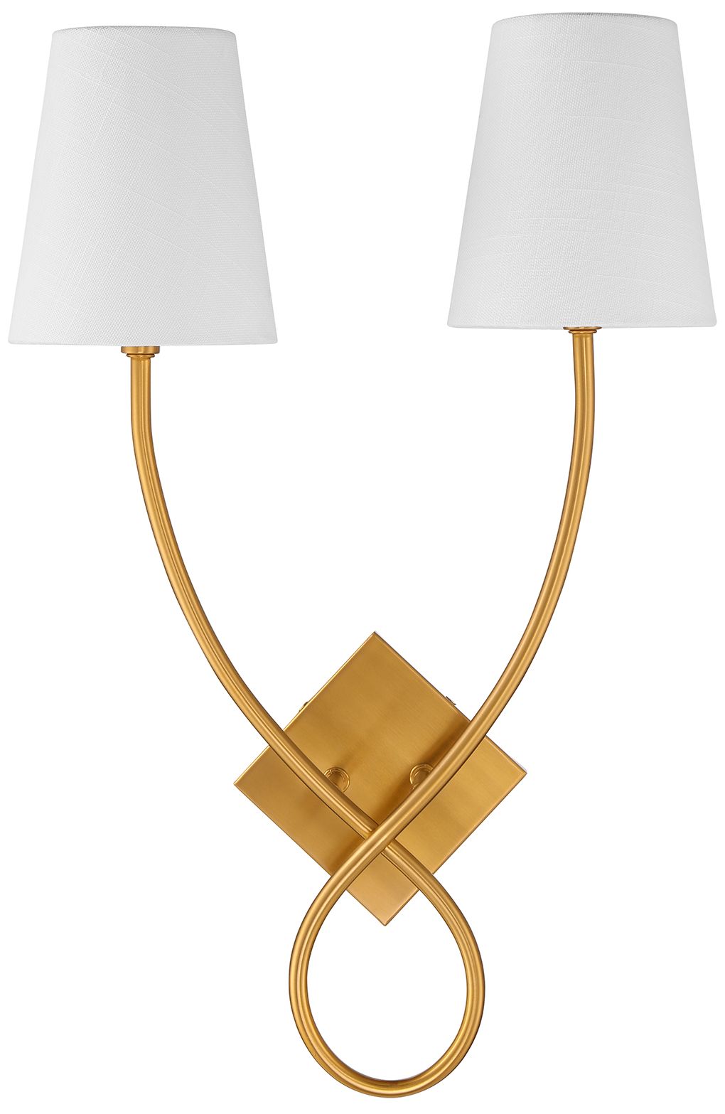 Image 2 Savoy House Barclay 23" High Warm Brass 2-Light Wall Sconce more views