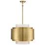 Savoy House Beacon 20" Wide Burnished Brass 4-Light Pendant