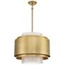 4_Savoy House Beacon 20" Wide Burnished Brass 4-Light Pendant more views