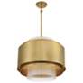 5_Savoy House Beacon 20" Wide Burnished Brass 4-Light Pendant more views