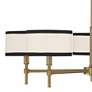 2_Savoy House Bellevue 30"W Natural Brass 5-Light Chandelier more views