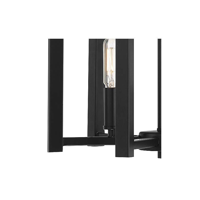 Image 2 Savoy House Benson 13"W Matte Black 3-Light Ceiling Light more views