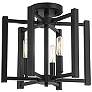 4_Savoy House Benson 13"W Matte Black 3-Light Ceiling Light more views