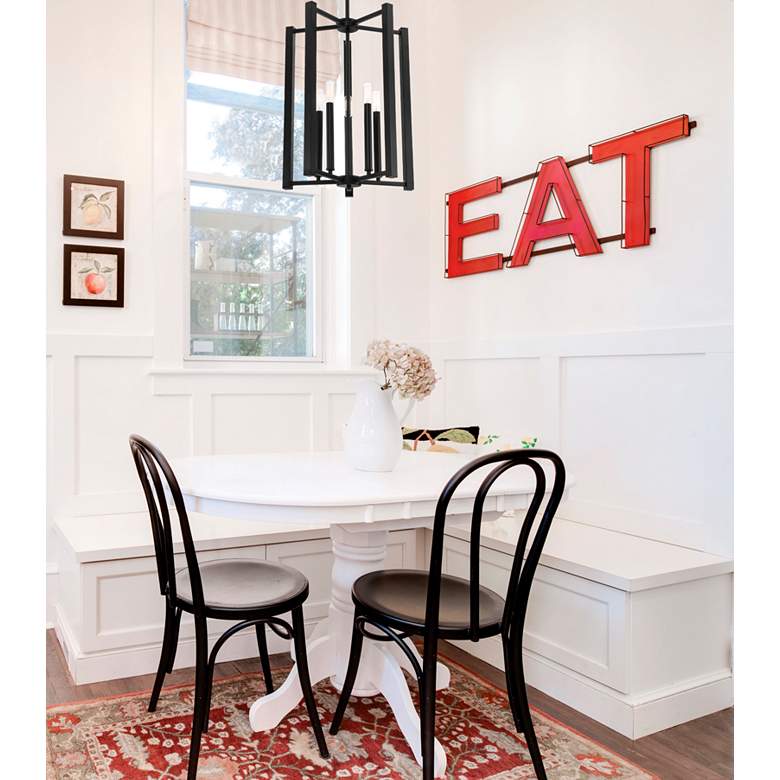 Image 6 Savoy House Benson 16" Wide Matte Black 5-Light Pendant more views