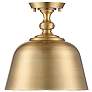 Thumbnail3 of Savoy House Berg 11 3/4" Wide Warm Brass Ceiling Light more views