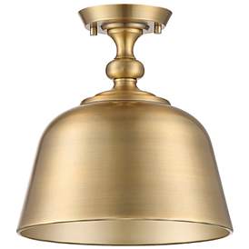 Image5 of Savoy House Berg 11 3/4" Wide Warm Brass Ceiling Light more views