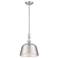 Savoy House Berg 12" Wide Satin Nickel Bell Mini Pendant