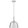 4_Savoy House Berg 12" Wide Satin Nickel Bell Mini Pendant more views