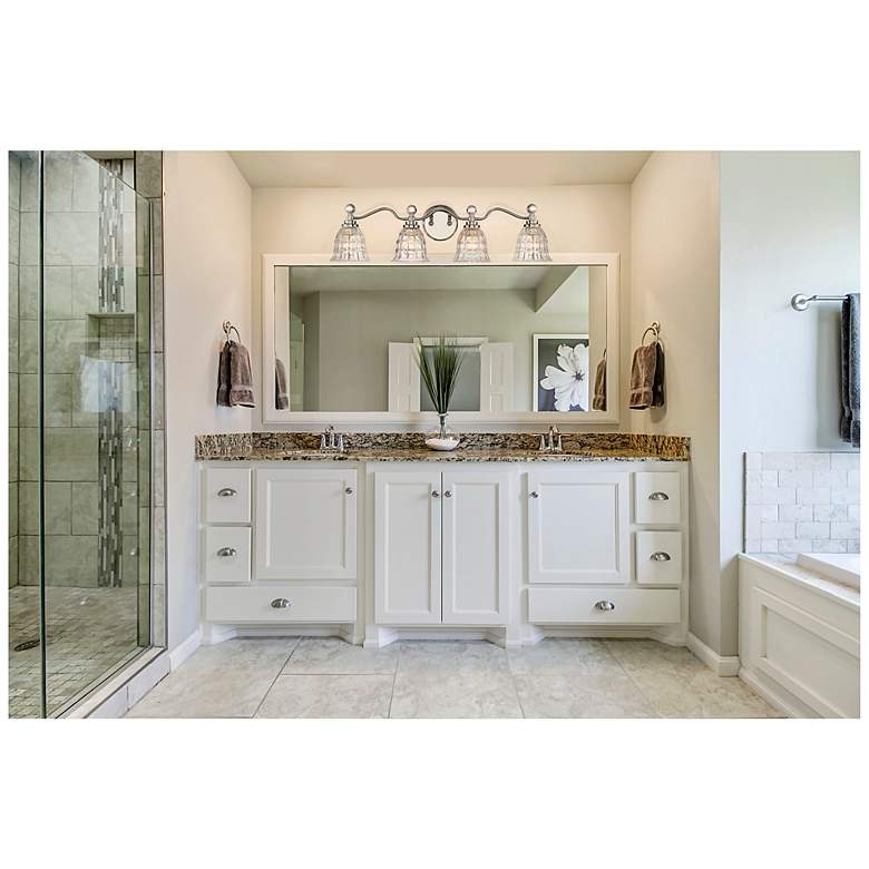 Image 3 Savoy House Birone 33"W 4-Light Polished Nickel Bath Light more views