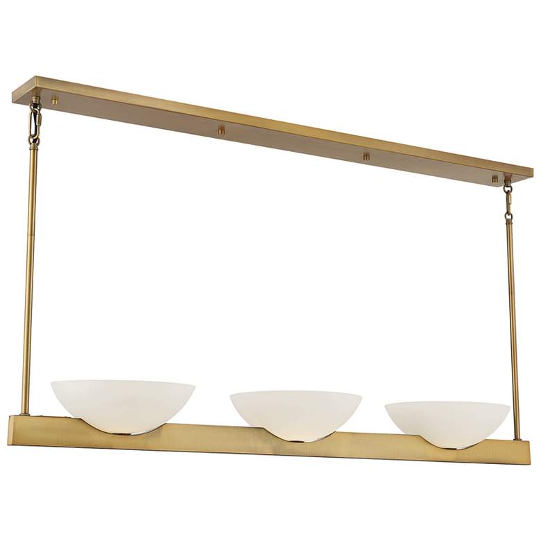 Image 1 Savoy House Biscayne 6.25" W Matte Black Integrated LED Linear Chandel