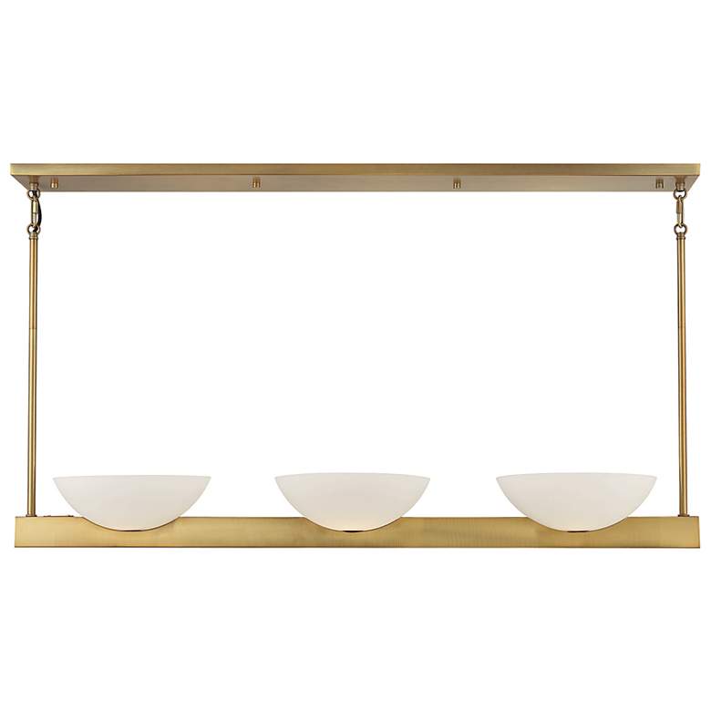 Image 3 Savoy House Biscayne 6.25" W Matte Black Integrated LED Linear Chandel more views