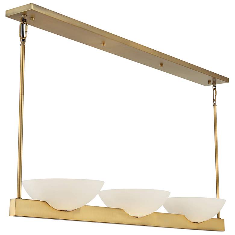 Image 4 Savoy House Biscayne 6.25" W Matte Black Integrated LED Linear Chandel more views