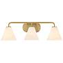 1_Savoy House Blair 25 1/2" Wide Warm Brass 3-Light Bath Light