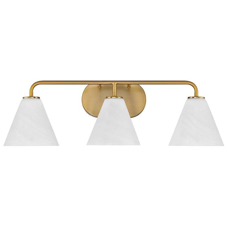 Image 3 Savoy House Blair 25 1/2" Wide Warm Brass 3-Light Bath Light more views