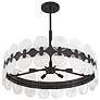 5_Savoy House Boca 27 1/2"W Matte Black 6-Light Chandelier more views