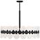 Savoy House Boca 35 1/2"W Matte Black 10-Light Chandelier