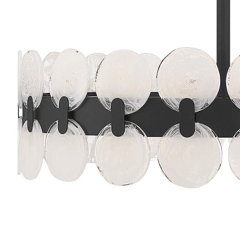 Image 2 Savoy House Boca 35 1/2"W Matte Black 10-Light Chandelier more views