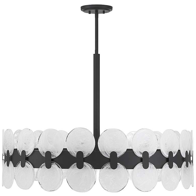 Image 4 Savoy House Boca 35 1/2"W Matte Black 10-Light Chandelier more views