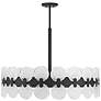 4_Savoy House Boca 35 1/2"W Matte Black 10-Light Chandelier more views