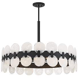 Image5 of Savoy House Boca 35 1/2"W Matte Black 10-Light Chandelier more views
