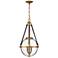 Savoy House Bozeman 14" Wide Warm Brass 3-Light Pendant