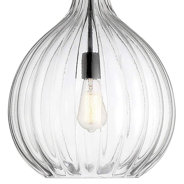 Image 2 Savoy House Brandon 14" Wide Matte Black Pendant Light more views