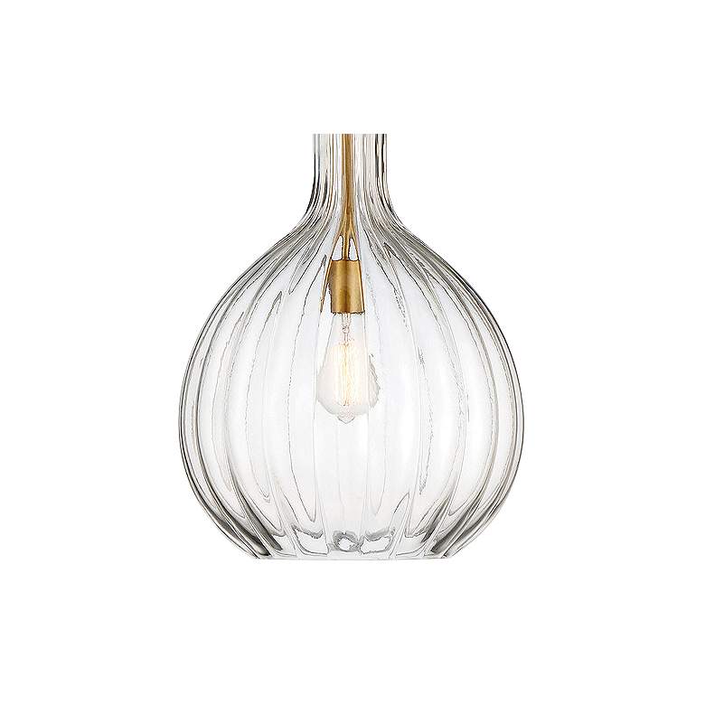 Image 2 Savoy House Brandon 14" Wide Warm Brass Pendant Light more views