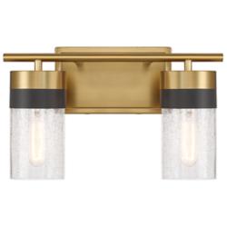 Savoy House Brickell 8 3/4"H Warm Brass 2-Light Wall Sconce