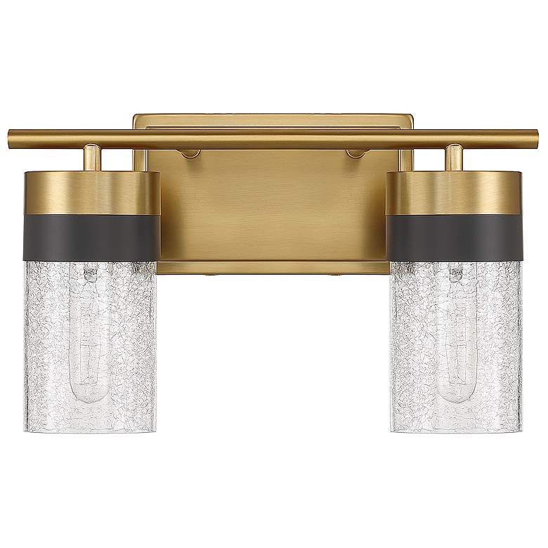 Image 3 Savoy House Brickell 8 3/4"H Warm Brass 2-Light Wall Sconce more views
