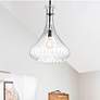 1_Savoy House Bristo 14" Wide Matte Black Metal Pendant Light
