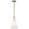 Savoy House Bristol 9" Wide Warm Brass Mini Pendant