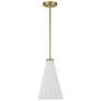 2_Savoy House Bristol 9" Wide Warm Brass Mini Pendant more views
